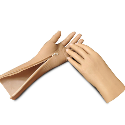 Customized Cosmetic Zipper Prosthetic Gloves Silicone
