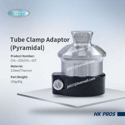quality  Tube Clamp Adaptor With Pyramid Stainless Steel/ Titanium/ Casting steel/ Aluminium  φ30mm factory