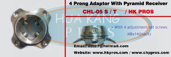 4 Prong Adaptor with pyramid Receiver