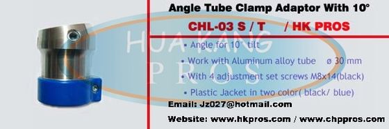 Angle Tube Adaptor with 10°Tilt  stainless steel  tube clamp φ30mm fixed