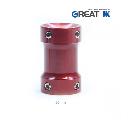 Aluminum Prosthetic Double Head Adapter For Children Length 50mm