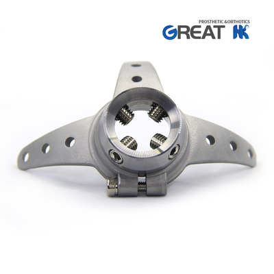 Three Anchor Rotatable Lower Limb Prosthetic Components Socket Adaptor