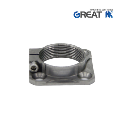 Stainless Steel Lower Limb Prosthetic Components , Pyramid Socket Adapter