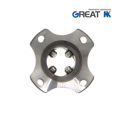 Lower Limb Prosthetic Components-Four Prong Adaptor (Pyramidal Receiver) Stainless Steel 17-4