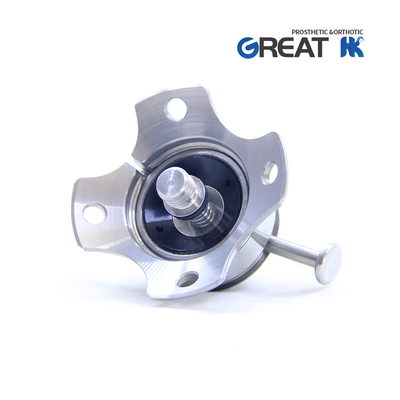 Four Anchor Stainless Steel Prosthetic Shuttle Lock With Pyramid Adapter For Below Knee Using