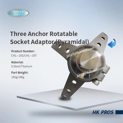 Three Anchor Rotatable Socket Adaptor (Pyramidal)