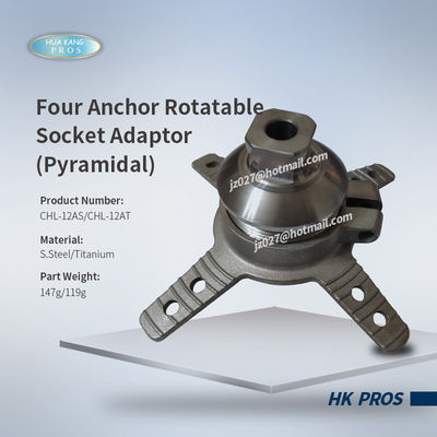 Four Anchor Rotatable Socket Adaptor (Pyramidal)