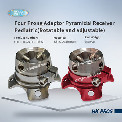 Four Prong Adaptor Pyramidal Receiver  Pediatric(Rotatable and adjustable)